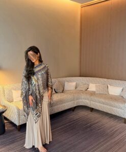 A.         Etro cape skirt